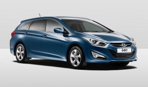 Hyundai i40 estate Rental car Dash