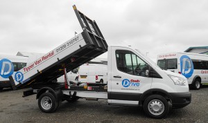 Side of a Transit Tipper Hire