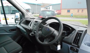 New Transit Tipper cab