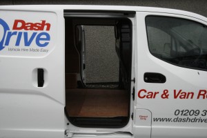 NV200 van side loading door