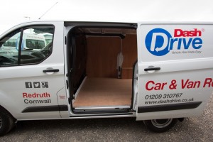 Dash Drive Van rental Custom Side